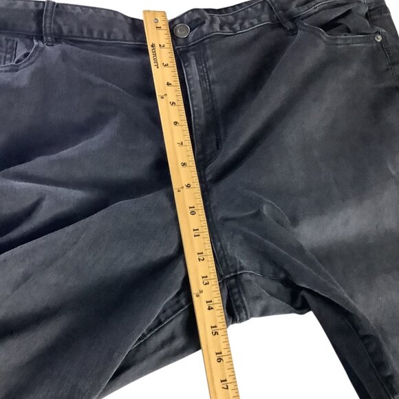 Venezia Womens Plus Size 28 Black Jeans Stretch Denim Lane Bryant Classic Style - Picture 12 of 14